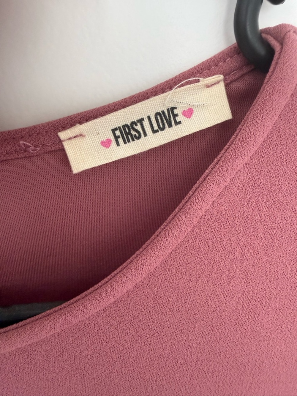 First Love Mauve Ruffle Sleeve Shift - Picture 3 of 5